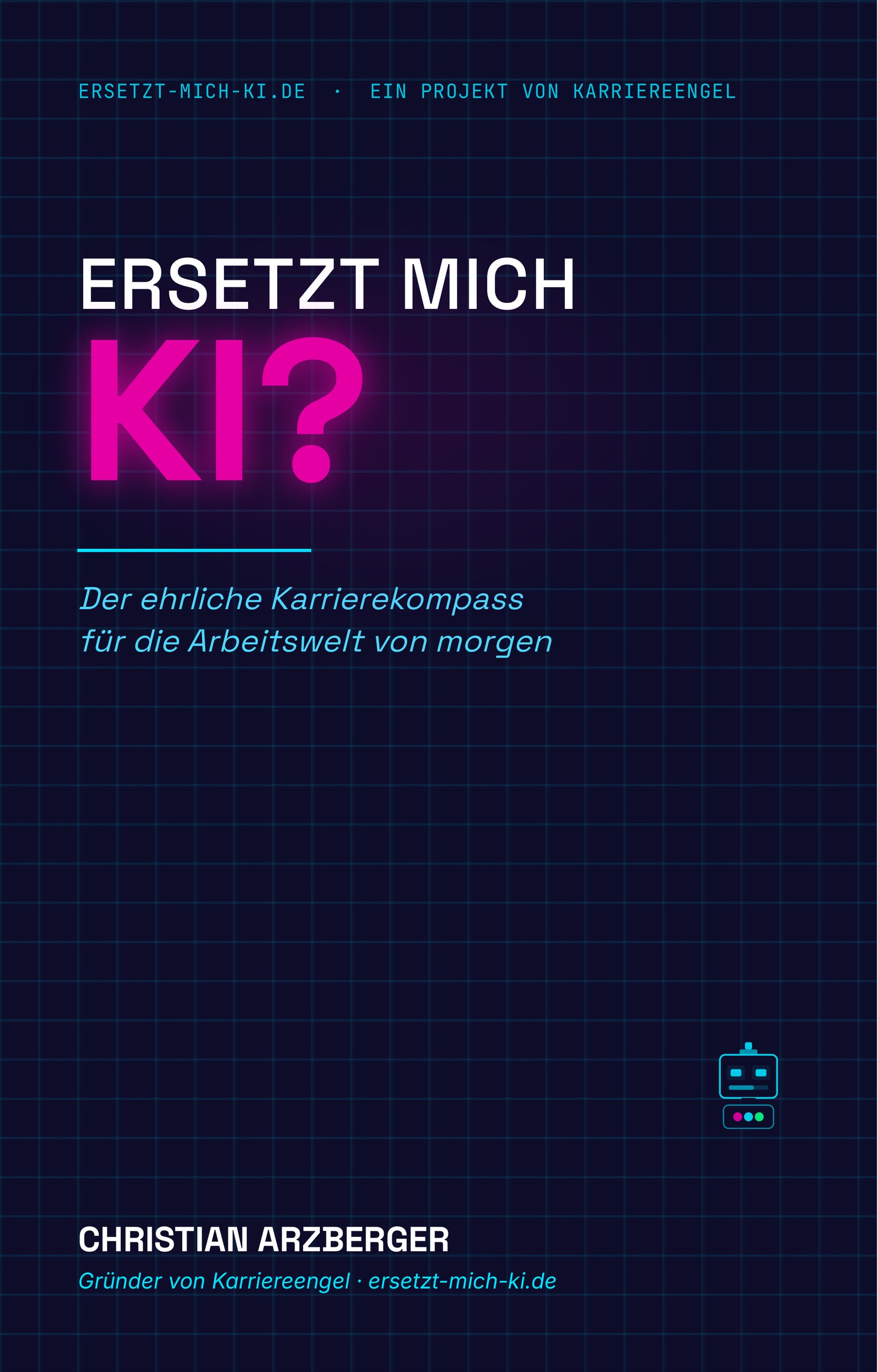 Buchcover „Ersetzt mich KI?“